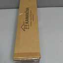 KAMANINA Bronze Curtain Rods for Windows 72 to 144 Inch(6-12ft), Heavy Duty Long 1 Inch Curtain Rod 32 to 144 Inches, Decorative Single Drapery Rods, Square End