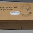 ·NEST BLANCHE·Baby Carrier,Cozy Baby Carrier 7-35lbs,Ergonomic Backpack Design,Air Mesh Breathable All Seasons