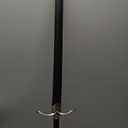 41.25" One Hand Medieval Sword - Dull Blade Carbon Steel With Faux Leather Wrapped Wood Scabbard - Non-Battle Ready for Gifts, Cosplay, & LARP