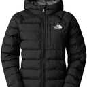 THE NORTH FACE Girls' Reversible Perrito Hooded Jacket | 2 in 1 Winter Coat, Lightweight & Water Repellent (Small, Black)