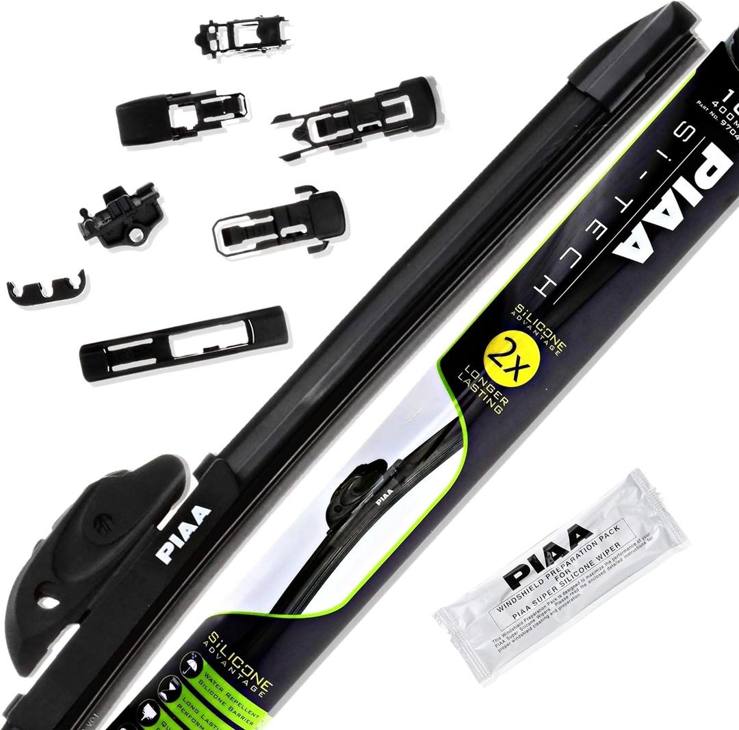 PIAA 97035 14 inch Silicone Wiper Blade Si-Tech (350mm) Premium All-Season OEM Automotive Replacement Windshield Wiper Blades (Pack of 1)