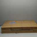 Shoe Storage Cabinet for Entryway with 2 Flip Drawers, Narrow Wood Shoe Cabinet with Fluted Panel, Freestanding Hidden Shoe Organizer for Foyer, Hallway (Walnut)