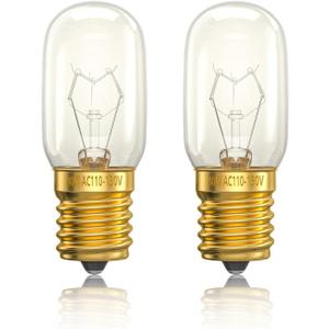 3 x DoRight Microwave Oven Light Bulb, 40W 110-130V E17 Oven Light Bulb, 2300K Warm White Dimmable Incandescent for Ovens/Microwaves/Range Hood, 2 Packs