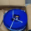 2" x 100 ft Discharge Hose for Swimming Pools, Heavy Duty PVC Lay Flat Water Backwash Hose,Durable Pool Drain Hose with Aluminum Pin Lug Fittings for Water Pump And Filters