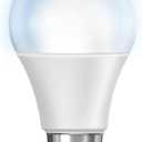 Feit Electric OM60/950CA/AG 60W Equivalent 2.4GHz WiFi Dimmable, No Hub Required, Alexa Google Assistant A19 Smart LED Light Bulb, 4.4" H x 2.3" D, 5000K Daylight