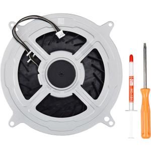 New PS5 CPU Cooling Fan, Internal Cooler Fan Replacement for Sony PlayStation 5 PS5 Series 12V 2.15A 23 Blades