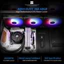 Thermalright Aqua Elite 360 ARGB Liquid CPU Cooler, 360 AIO Cooling Row Size, 3 x 120mm PWM Fans, Computer CPU Cooler,for AMD:AM4/AM5, Intel LGA1851/1150/1151/1200/2011/ 1700