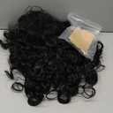 28 Inches Long Wavy Wigs for Women Black Natural Curly Synthetic Wig Fluffy Costume Wig