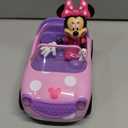 Disney Junior Minnie Mouse Roadster RC Car with Polka Dots, 27 MHz, Pink with White Polka Dots, Standard (97161)