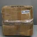 VEVOR Mechanic Stool, 250 LBS Rolling Pneumatic Creeper Garage/Shop Seat, Adjustable Height 16-22 inch in Padded Rolling Workshop Stool with Tool Tray, for Garage, Shop, Auto Repair, Black+Orange