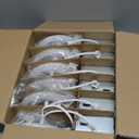 4 Inch Recessed Ceiling Light - with Night Light, 2700K/3000K/4000K/5000K/6000K Selectable, 9W+3W Ultra-Thin LED Recessed Lighting with Junction Box, Dimmable Canless Wafer Downlight, 4inch 6P White