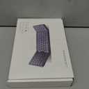 Foldable Bluetooth Keyboard with Numeric Keypad, Samsers FullSize Wireless Folding Keyboard with Backlight, Portable Travel Keyboards for iOS Android Windows Mac OS, Support 3 Device(BT5.1 x 3), Gray