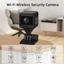 4K Security Cameras for Home, Indoor Wireless WiFi Camera with App Control Motion Detection & Real-Time Alerts, Rechargeable Pet/Baby/House/Office Camera with Night Vision
