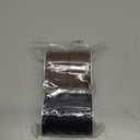 Leather String, 2 Rolls Faux Leather Cord, Flat Suede Leather Lace for Necklaces, Bracelets, Jewelry Making, Tassels, Dream Catchers and Art Crafts (Black+Brown)