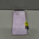 oakxco for iPhone 13 iPhone 14 Case Silicone Mag Safe, Magnetic Slim Thin Phone Case Compatible with Magsafe, Women Girls Cute Girly Aesthetic Soft Rubber Gel Safecase with Camera Cover, Lilac