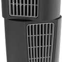 Lasko Oscillating Platinum Desktop Wind Tower Fan, 3-Speeds, Compact, Portable with Handle for Office, Bedroom and Kitchen, 14", Black, 4916