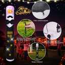 10FT Extra Large Column Bachelor Party Inflatable Decoration with LED Lights, Suitable for Outdoor use, Yards, Lawns, and Walkways for Bachelor Parties.