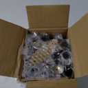 Double Curtain Rods, Wrap Around Curtain Rod for Windows, Internal Splicing 1'' Front and 5/8'' Back Adjustable Curtain Rod with Aluminum Finials and Brackets (Warm Gold, 28-120")