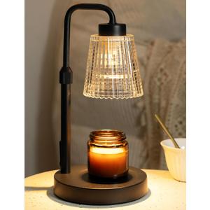 GODONLIF Candle Warmer Lamp with Timer Dimmable, Birthday Gifts for Women Mom, House Warming Gifts New Home Decor, Wax Melt Warmer for Jar Candles with 2 Bulbs