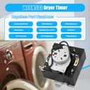 WE4M533 Dryer Timer Compatible with GE Hotpoint Dryers, WE4M533 Dryer Timer Control Replacement Part for 234D1296P005, WE4M364, TMD1EM03, PS8690648, AP5780508 EAP8690648, WE4M533-24PK