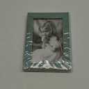 4x6 Inches Simple Rectangular Desktop Family Picture Photo Frame with Glass Front (Blue)