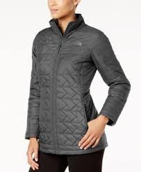 THE NORTH FACE Women's Aconcagua 3 Hooded Jacket | Insulated Winter Coat, Wind & Water Resistant, Attached 3 Piece Hood with Cinch Cord, TNF Grey-NPF, Medium
