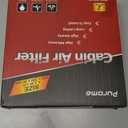 Puroma Cabin Air Filter with Activated Carbon, Replacement for CP134, CF10134, Honda & Acura, Civic, CR-V, Odyssey, CSX, ILX, MDX, RDX, AT134 (2 pc)