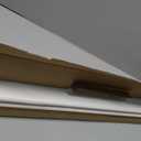 Double Curtain Track Ceiling Mount, Silent Aluminum Track Curtain Rail, Heavy-Duty Double Row Ceiling Curtain Tracks Rod Sliding Rails for Curtains, Room Divider for Living Room Bedroom (6.6FT)