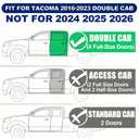 4PCS Rain Guards for Tacoma 2024-2026 Double Cab Window Visor