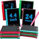 24 Pack 4.4 Inch Mini LCD Writing Tablet for Kids, Erasable and Reusable Toddler Doodle Board, Ideal School or Party Favors Gift for Age 3 Years Old and Above