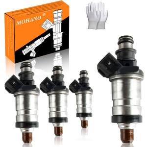 Engine Fuel Injector Kits Fit for Honda Civic 1996-2000 1.6L Honda Accord 1998-2002 2.3L CR-V 1997-1998 2.0L Odyssey 1998, for Acura CL RL TL Integra Set of 4 Fuel Injectors Replace OE # 613460919579