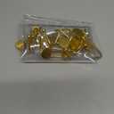 CHICTIE Gold Shower Curtain Hooks, Rustproof Shower Curtain Rings for Bathroom, Metal Shower Hooks for Shower Curtain Rod, Modern Decorative Shower Curtain Hangers Set of 12, Round Heavy Duty Design