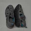 EVEREST WOMEN’S GREY/AQUA LEATHER RUGGED STRAPPY SPORT SANDAL SHOE, Size 10
