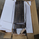 Tribesigns Farmhouse Console Table, 47 Inches Entryway Console Table with Storage, Industrial Hallway Accent Table for Living Room, Entrance (Black)