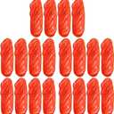 Hemoton Realistic Fake Hot Dog Prop Set 20Pcs Simulated Roasted Sausage Decoration for Food Photography Party Kitchen Display (5.50X1.50X1.50CMx5pcs)