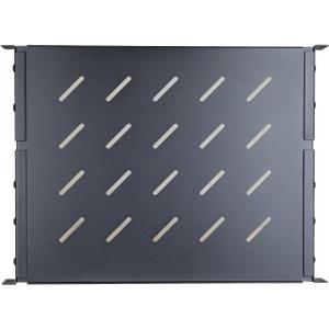 Aeons 1U 19-inch Fixed Rack Server Shelf Vented 4 Post Rack Mount Shelf 14 inches Adjustable Mounting Depth, for IT Data Network Cabinet Enclosure Equipment