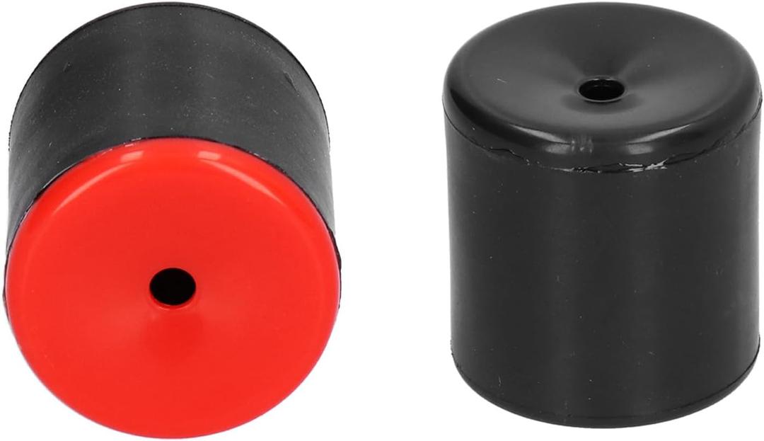 2Pcs Fart Prank Toy, Rubber Fart Machines Fart Noise Maker, Simulated Farting Sound Machine Toy, Funny Joke Toys for Funny Gag Party Birthday[1.7in -Red, Black]