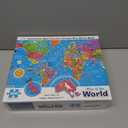 Re-marks Map of The World Deluxe Jigsaw Puzzle with Whimsy Pieces