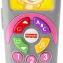 Fisher-Price Baby Learning Toy Laugh & Learn Sis Remote Pretend TV Control with Music & Lights for Infants Ages 6+ Months