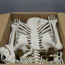 CAMIRUS 5.4ft Skeleton Halloween Decoration, Life Full Size Skeleton with Dog Skeleton, Posable Human Skeletons Realistic Plastic Bones for Halloween Haunted House Scary Decor