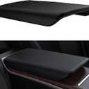 BASENOR Tesla Model S Model X Center Console Cover Non-Slip TPE Armrest Cover [No Logo] Protector Armrest [Proprietary Design] 2021-2026 Tesla Interior Accessories Black