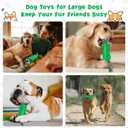 Dog Toys for Aggressive Chewers - Indestructible Dog Chew Toys for Small, Medium, Large Breed to Reduce Pet Anxiety and Boredom and Keep Them Busy