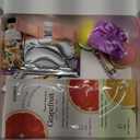 60PCS Spa Party Supplies for Girls, Include Face Masks, Hand Cream, Lip Balm, Foot Bath Bombs, Lip Mask, Under Eye Patches, Compressed Towels, Spa Birthday and Sleepover Party Supplies for Girls Women