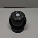 BIGLIGHT Battery Operated Motion Sensor Spotlight, Wireless LED Flood Light Indoor Outdoor, Waterproof Security Lighting, Bright Uplight for Wall Front Door Shed Hallway Bathroom Porch, 200 Lumen (Black)