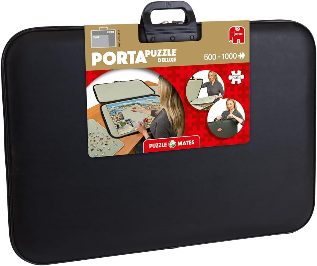 Jumbo, Puzzle Mates, Portapuzzle Deluxe - Standard 1,000 Piece Jigsaw Storage Board Case, Jigsaw Puzzle Accessories, 500-1000 Piece Puzzle Storage