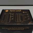 Home Security Door Lock Child Proof Door Reinforcement Lock for Kids Safety Withstand 800lbs Metal Door Lock Security Front Child Safety Door Latch Lock Top High Security Door Locks for Interior Lock