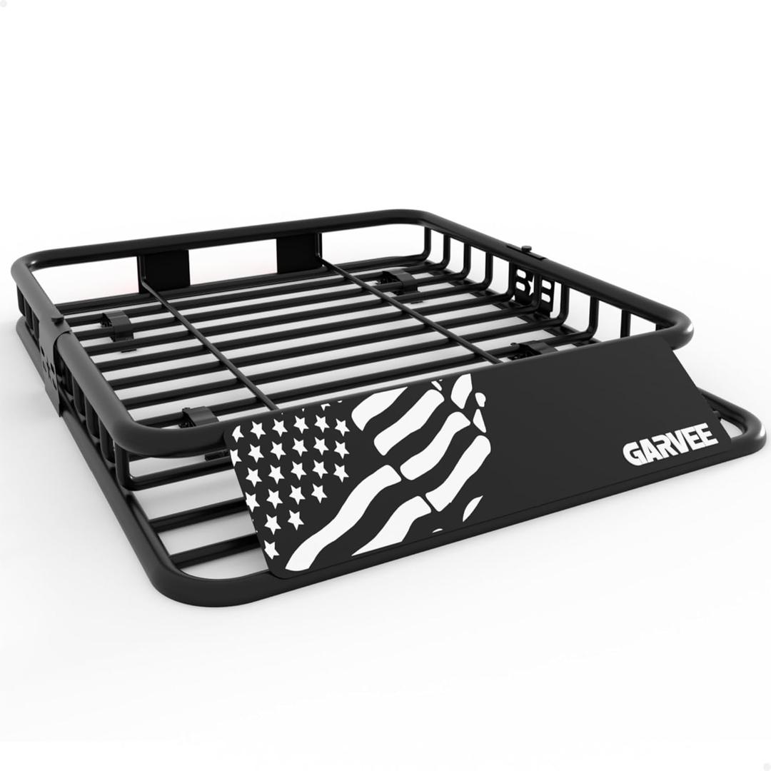 51" x 36" Universal Roof Rack Carrier Basket, 200 Lbs Capacity Rooftop Cargo Rack, Car Top Luggage Holder Basket Heavy Duty for SUVs, Trucks, Vehicles