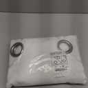 NICETOWN White Sheer Linen Curtains for Living Room 84 inch Length 2 Panels Set, Grommet Semi Sheer Privacy with Light Filtering Flax Window Treatments for Bedroom, W52 x L84