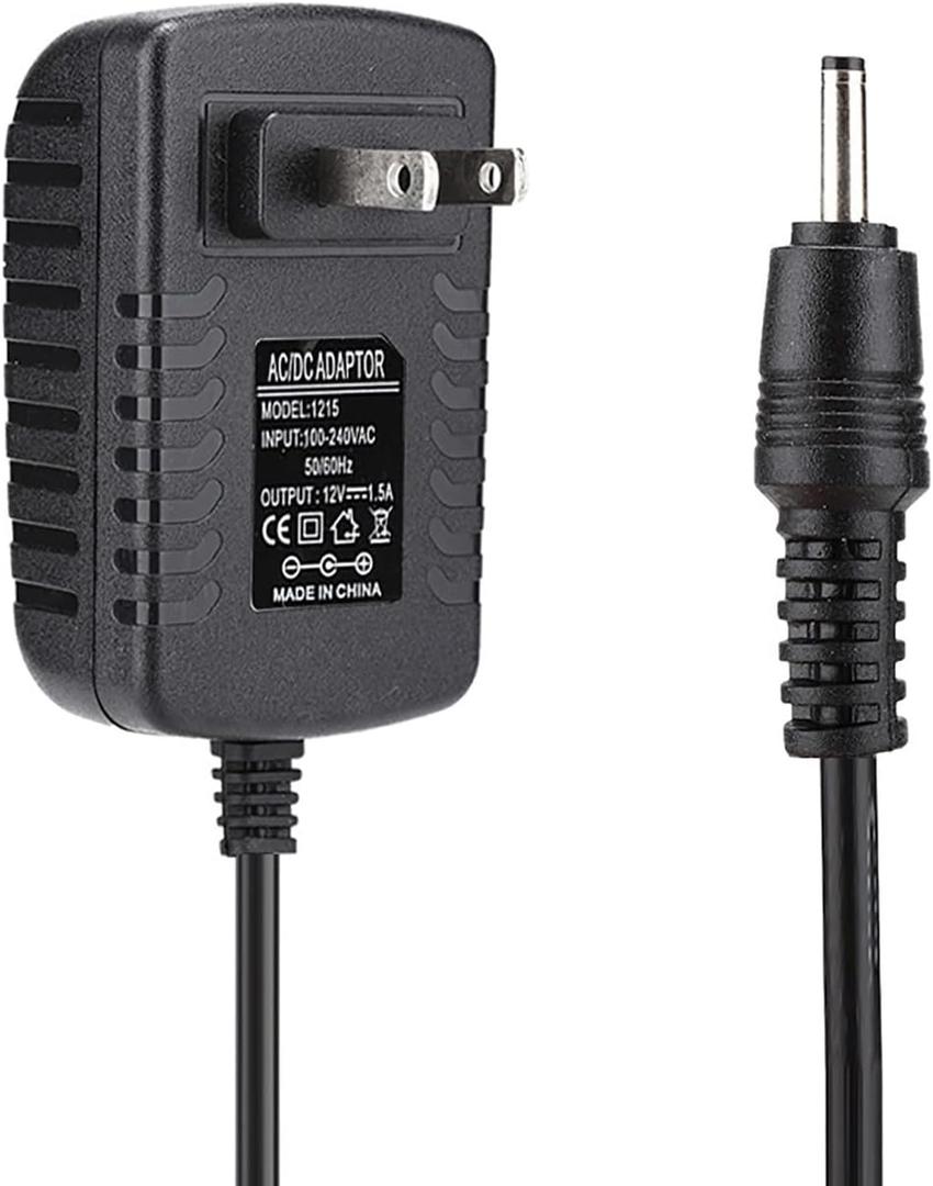 ASHATA 12V 1.5A AC Charger Adapter for Iconia Tab A500 Series Tablet, Short Circuit, IC, Extra Long 2.95ft AC Adapter Power Cord, US