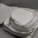 Honey-Can-Do Dinnerware Storage Containers Set, Perfect for Dish Storage, China Storage, and Cup Storage, Quilted Containers To Keep Your Heirlooms and Fine China Protected and Organized, 5-Piece Set